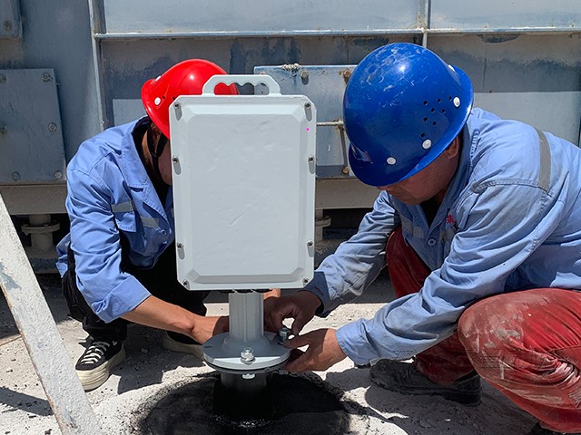 悅筑新材料有限公司礦粉探測料位系統(tǒng)安裝案例